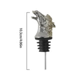 Liquor Bottle Pourers Year Of The Horse Red Wine Pourer Alcohol Stopper Home Bar Accessories For Dad Men Vodka Whisky Cocktail