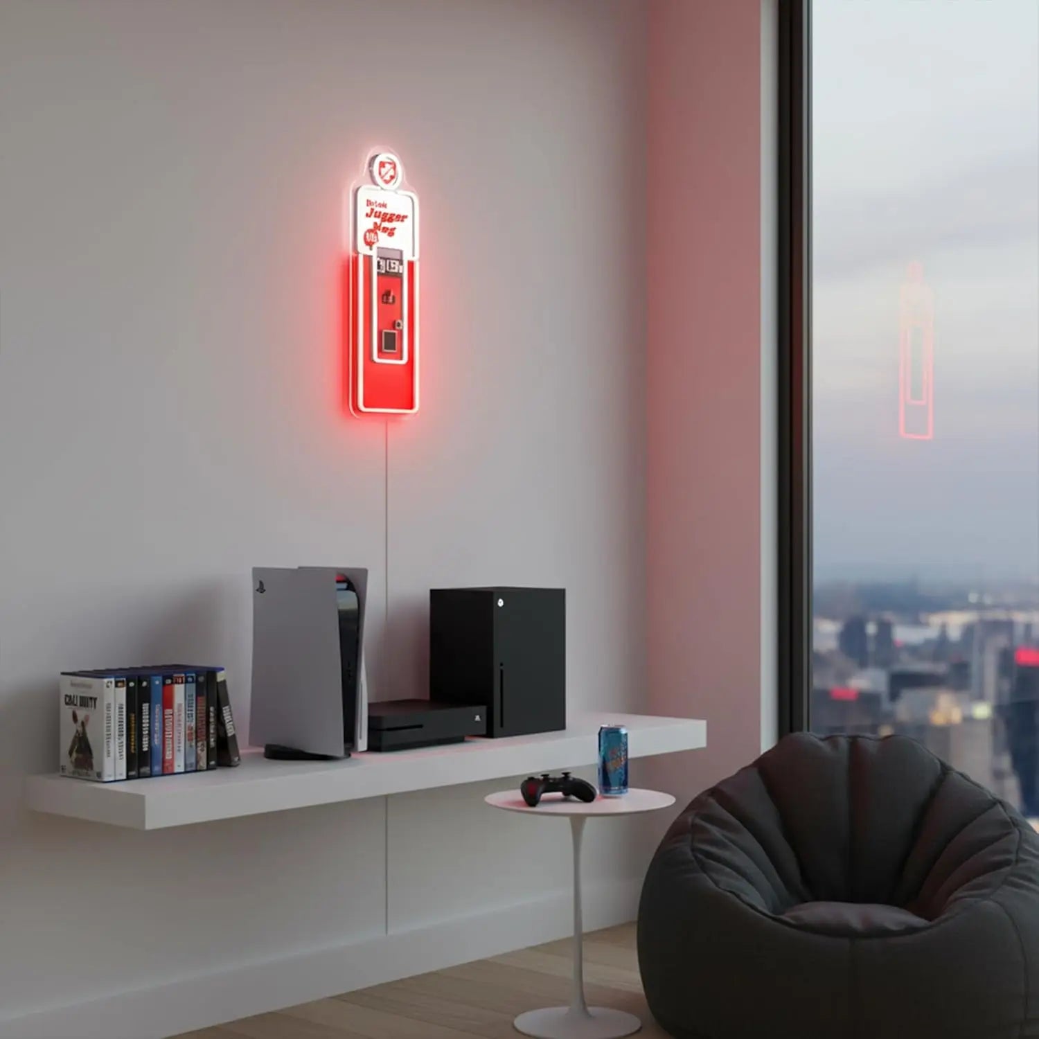 Retro Soda Machine Neon Sign Vintage Beverage Dispenser LED Neon Light Dimmable Gaming Room Man Cave Bar Pub Decor Gamer Gift