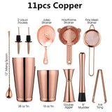 Cocktail Shaker Bar Set: 2 Weighted Boston Shakers,Cocktail Strainer Set,Jigger,Muddler and Spoon, Ice Tong and 2 Bottle Pourer