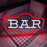 Bar Open Daily Neon Sign For Wall Decor,Light Up Sign For Home Bar,Club,Party,Man Cave,Restaurant Decor,Gift For Bar Enthusiasts