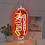 Japanese Sushi Neon Sign Neon Lights for Restaurant Bar Pub Business Kitchen Man Cave Decor Aesthetics Draw Celebratory Gifts