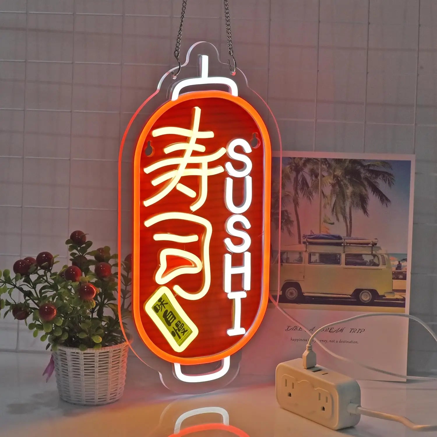 Japanese Sushi Neon Sign Neon Lights for Restaurant Bar Pub Business Kitchen Man Cave Decor Aesthetics Draw Celebratory Gifts