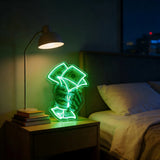 Take Money Neon Sign USB LED Neon Light Sign for Wall Decor Living Room Bedroom Man Cave Home Bar Party Decor Gift Night Light