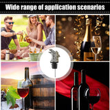 Liquor Bottle Pourers Year Of The Horse Red Wine Pourer Alcohol Stopper Home Bar Accessories For Dad Men Vodka Whisky Cocktail